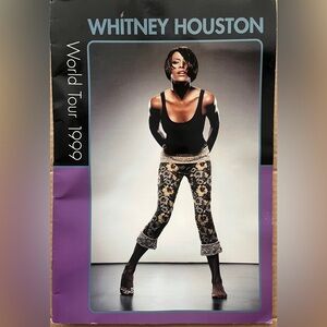 Whitney Houston World Tour 1999 Concert Program Authentic